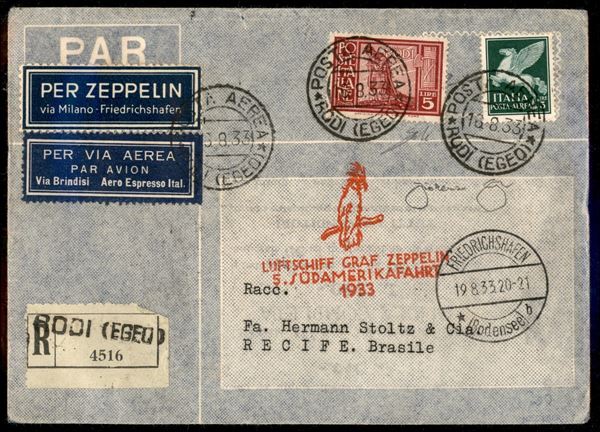 ITALIA / Colonie / Egeo / Aerogrammi