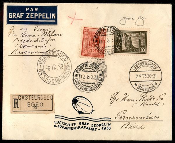 ITALIA / Colonie / Egeo / Aerogrammi