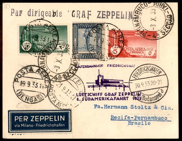 ITALIA / Colonie / Cirenaica / Aerogrammi