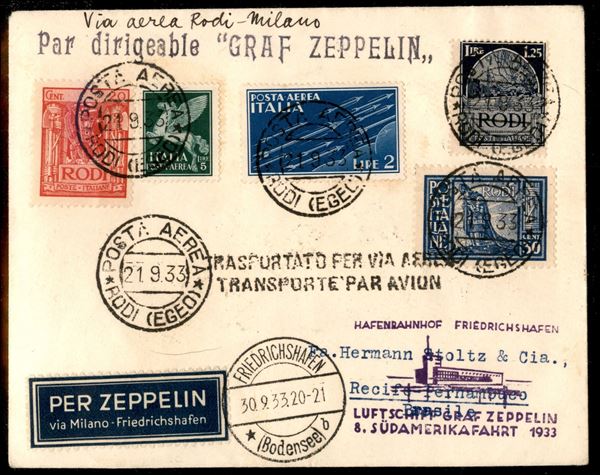 ITALIA / Colonie / Egeo / Aerogrammi