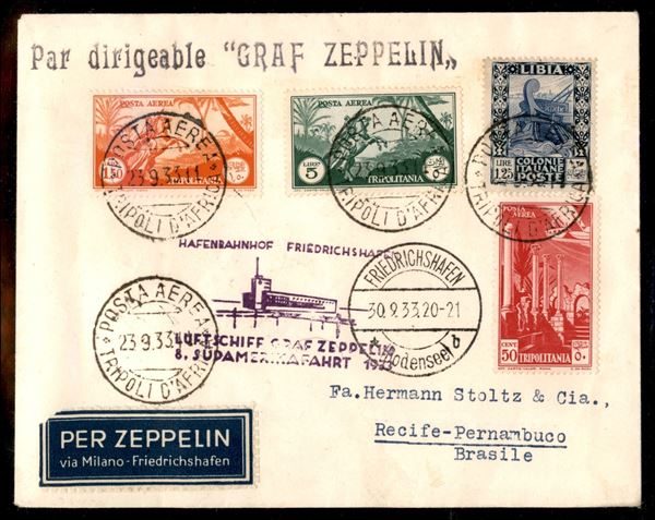 ITALIA / Colonie / Tripolitania / Aerogrammi