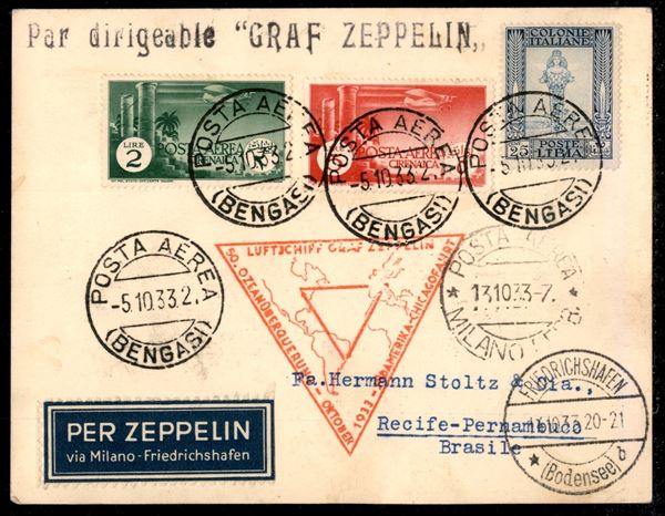 ITALIA / Colonie / Cirenaica / Aerogrammi