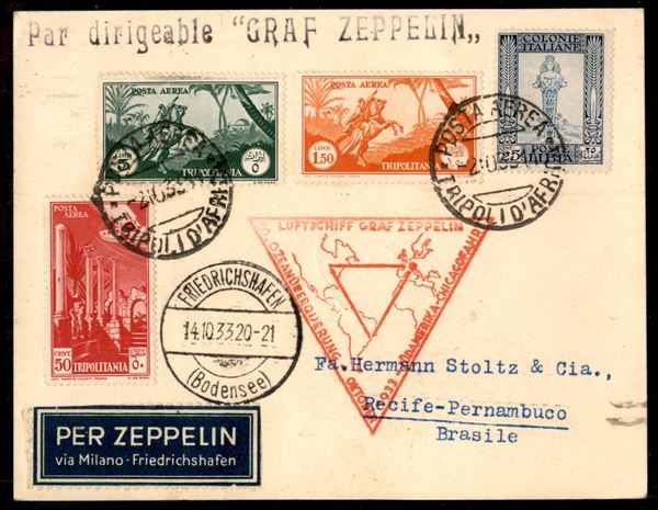 ITALIA / Colonie / Tripolitania / Aerogrammi