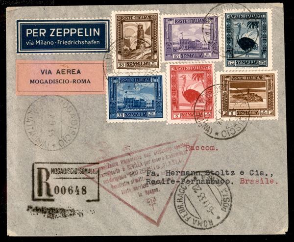 ITALIA / Colonie / Somalia / Aerogrammi