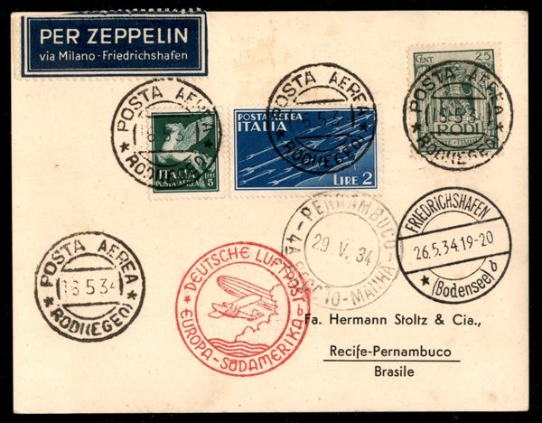 ITALIA / Colonie / Egeo / Aerogrammi