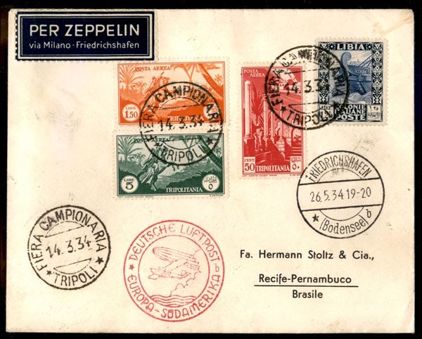 ITALIA / Colonie / Tripolitania / Aerogrammi