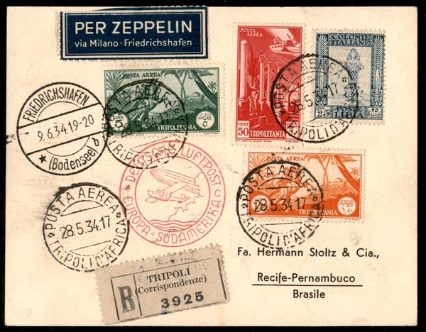 ITALIA / Colonie / Tripolitania / Aerogrammi