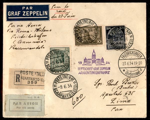 ITALIA / Colonie / Egeo / Aerogrammi