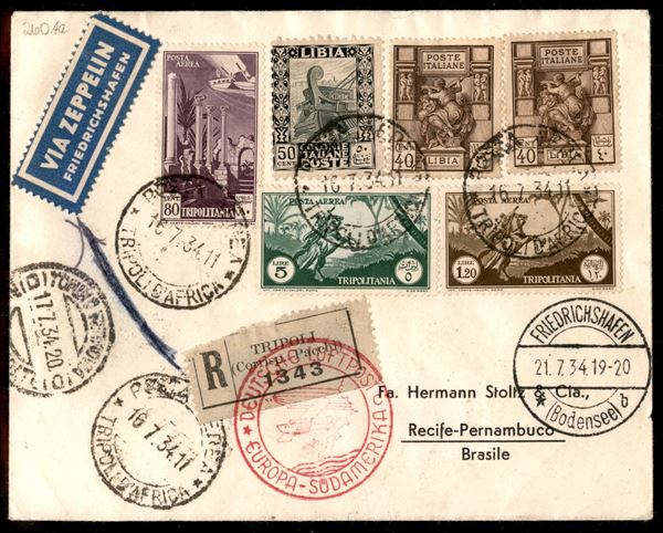 ITALIA / Colonie / Tripolitania / Aerogrammi