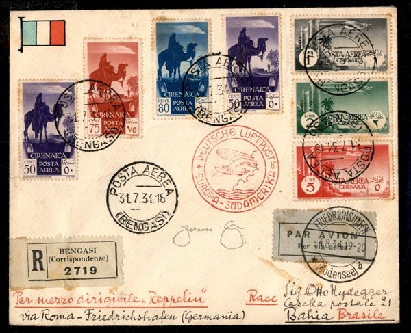 ITALIA / Colonie / Cirenaica / Aerogrammi