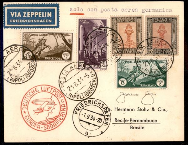 ITALIA / Colonie / Tripolitania / Aerogrammi