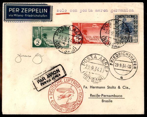 ITALIA / Colonie / Cirenaica / Aerogrammi