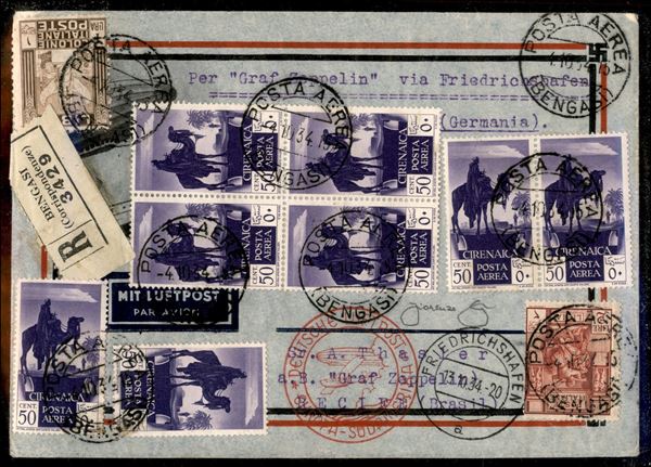 ITALIA / Colonie / Cirenaica / Aerogrammi