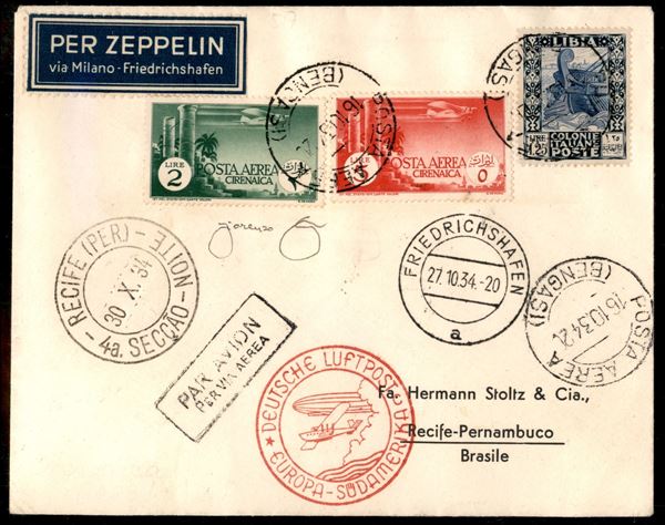 ITALIA / Colonie / Cirenaica / Aerogrammi