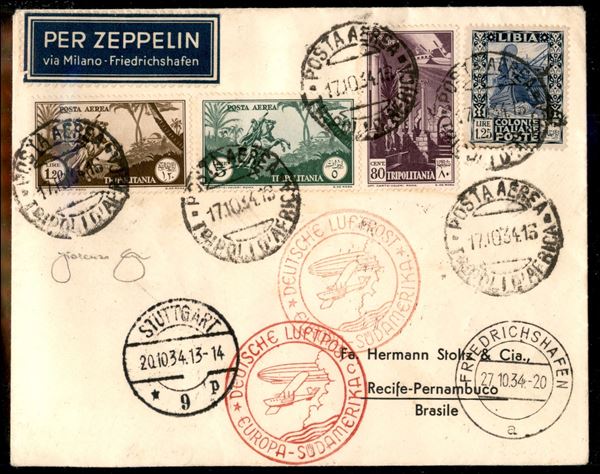 ITALIA / Colonie / Tripolitania / Aerogrammi