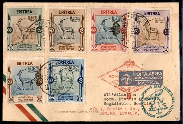 ITALIA / Colonie / Eritrea / Aerogrammi