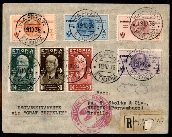 ITALIA / Colonie / Etiopia / Aerogrammi