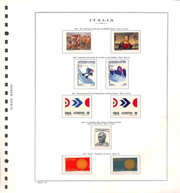 AREA ITALIANA / Posta ordinaria