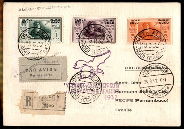 ITALIA / Colonie / Egeo / Aerogrammi