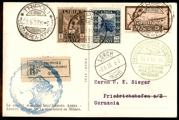 ITALIA / Colonie / Tripolitania / Aerogrammi