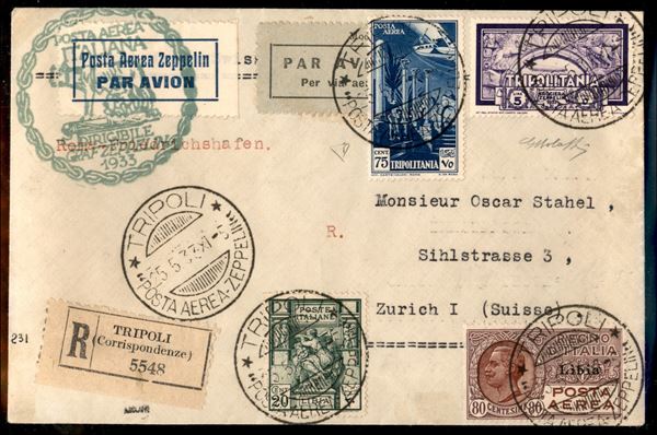 ITALIA / Colonie / Tripolitania / Aerogrammi