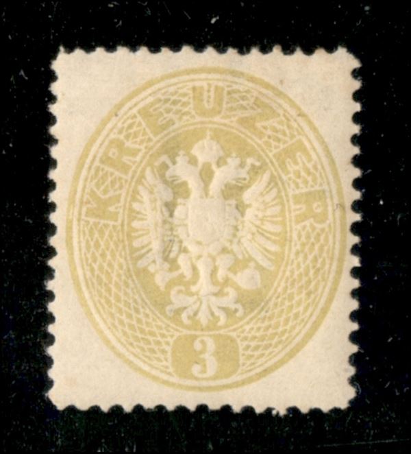 1884 - Ristampe - 3 kreuzer (25) - gomma originale
