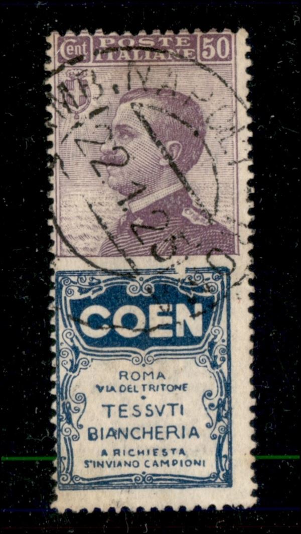 1924 - 50 cent Coen (10) usato