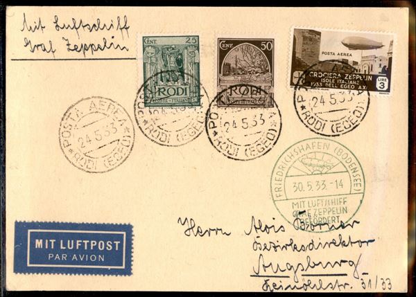 ITALIA / Colonie / Egeo / Aerogrammi