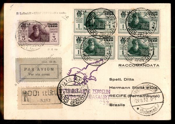 ITALIA / Colonie / Egeo / Aerogrammi