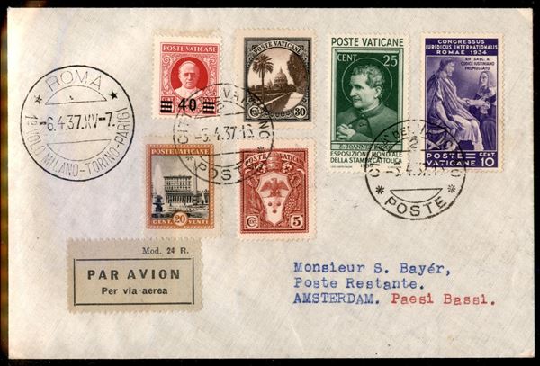 VATICANO / Aerogrammi