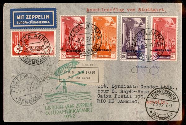 ITALIA / Colonie / Cirenaica / Aerogrammi