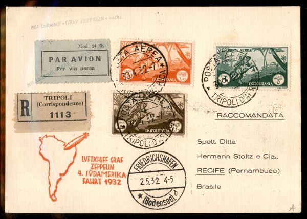 ITALIA / Colonie / Tripolitania / Aerogrammi