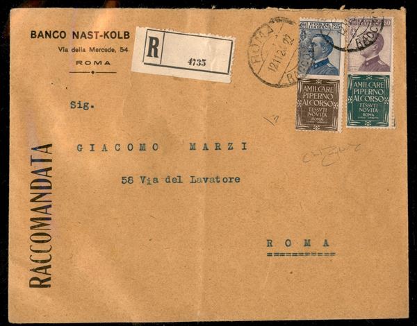 ITALIA / Regno / Vittorio Emanuele III / Francobolli pubblicitari