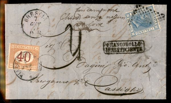 ITALIA / Regno / Vittorio Emanuele II / Segnatasse