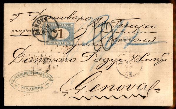 ITALIA / Regno / Vittorio Emanuele II / Segnatasse