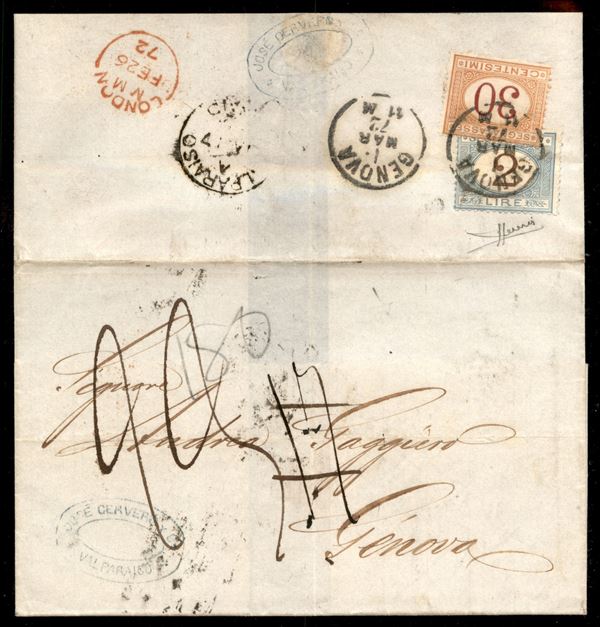 ITALIA / Regno / Vittorio Emanuele II / Segnatasse