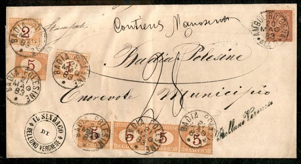 ITALIA / Regno / Vittorio Emanuele II / Segnatasse