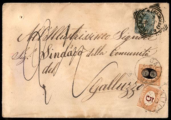 ITALIA / Regno / Umberto I / Segnatasse