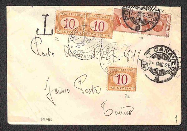 ITALIA / Regno / Vittorio Emanuele III / Segnatasse