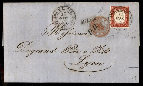 ITALIA / Antichi Stati Italiani / Sardegna / Posta ordinaria