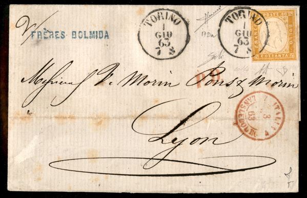 ITALIA / Antichi Stati Italiani / Sardegna / Posta ordinaria