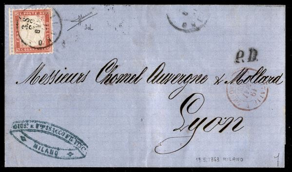 ITALIA / Regno / Vittorio Emanuele II / Posta ordinaria