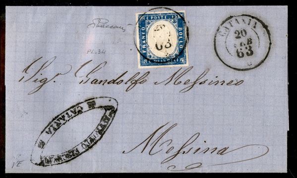 ITALIA / Regno / Vittorio Emanuele II / Posta ordinaria