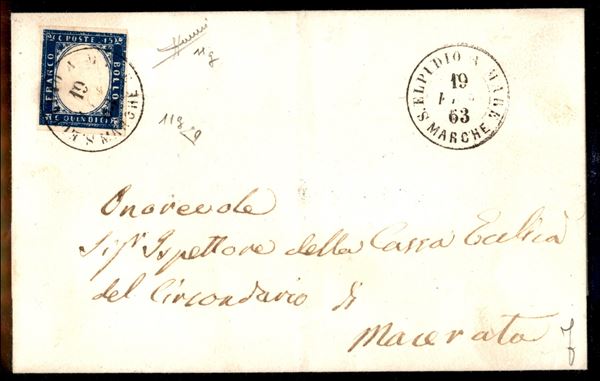 ITALIA / Regno / Vittorio Emanuele II / Posta ordinaria