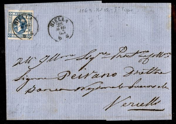 ITALIA / Regno / Vittorio Emanuele II / Posta ordinaria