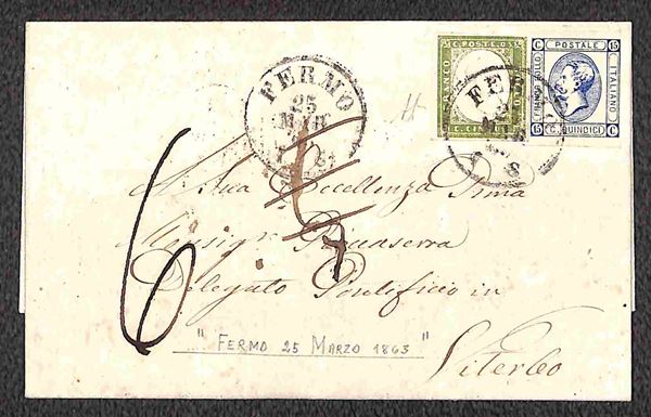 ITALIA / Regno / Vittorio Emanuele II / Posta ordinaria