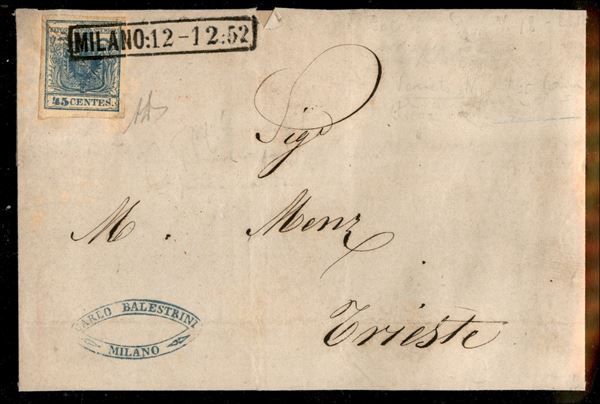 ITALIA / Antichi Stati Italiani / Lombardo Veneto / Posta ordinaria