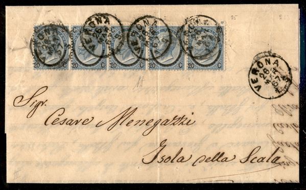 ITALIA / Regno / Vittorio Emanuele II / Posta ordinaria