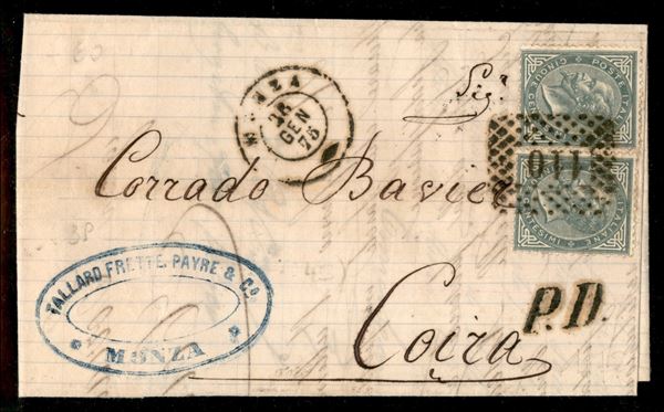 ITALIA / Regno / Vittorio Emanuele II / Posta ordinaria