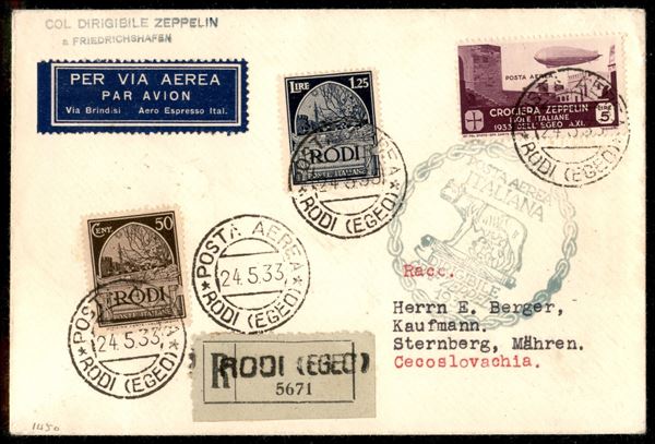 ITALIA / Regno / Vittorio Emanuele III / Posta aerea